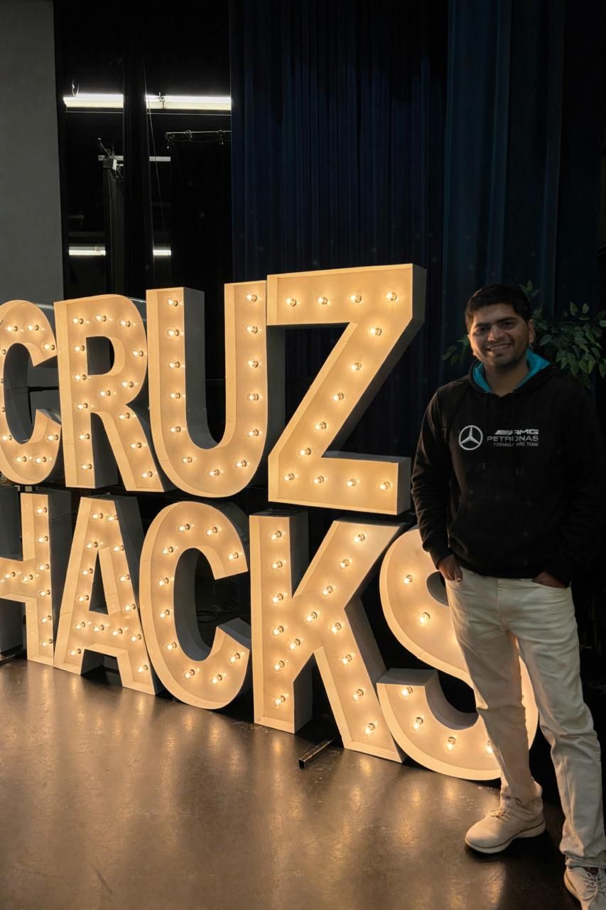 Nayan Bhatia at CruzHacks 2026